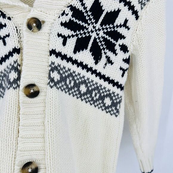 Gymboree Fair Isle Cardigan Sweater Unisex Size Small (5-6) - Picture 4 of 4